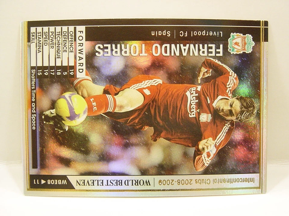Panini WCCF 2008-09 WBE Fernando Torres 1984 Spain　No.9 Liverpool FC Best Eleven - Image 3 of 4