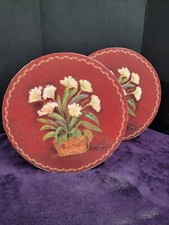 Once Upon A Rose Floral Hat Box Set Set of 2 