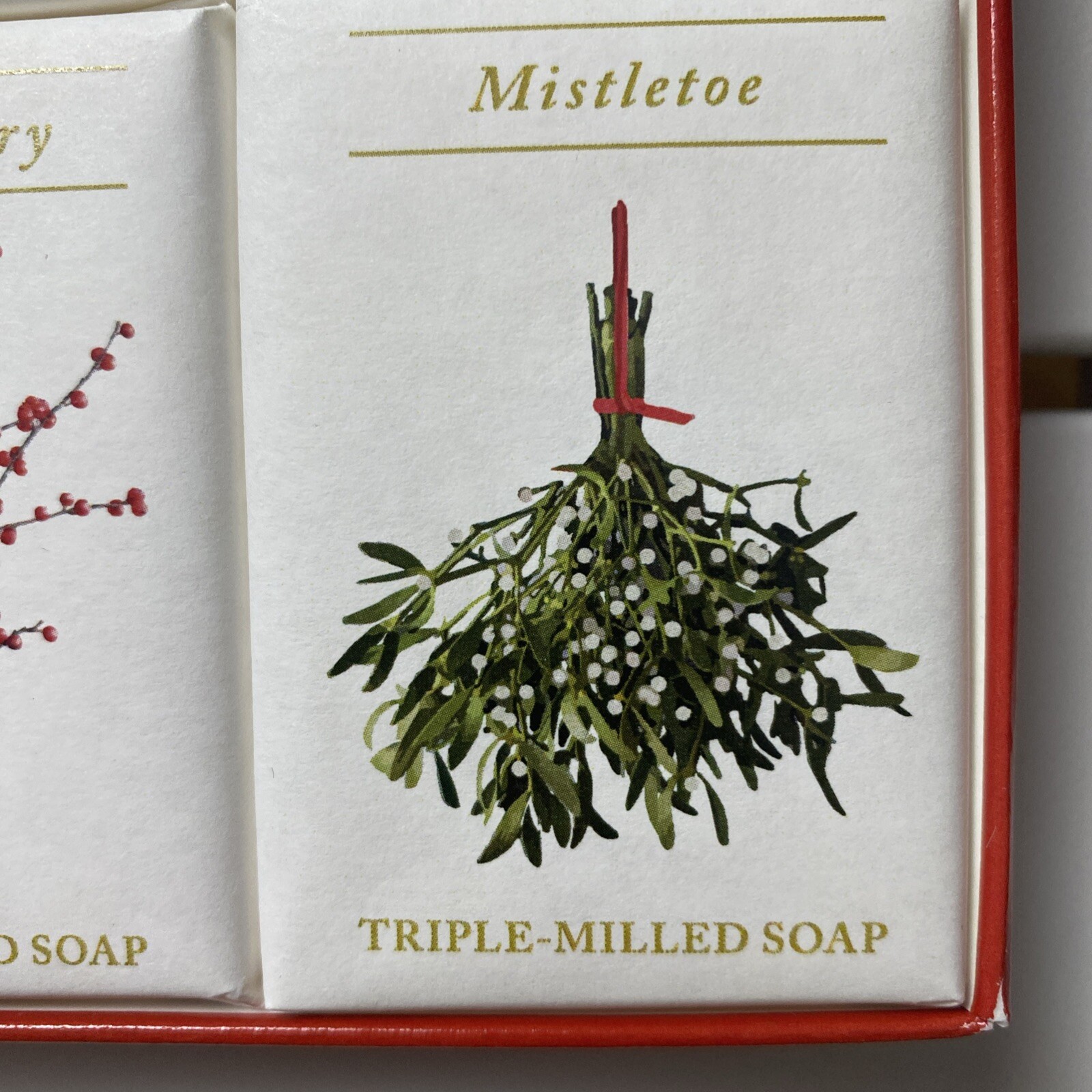 NIB Monticello Winter Gardens Set Of 6 Milled Soaps Assorted Triple-Milled Soap