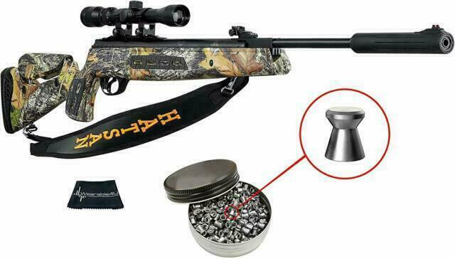 Hatsan MOD 125 Sniper Camo Vortex QE .22 Caliber Air Rifle with Pellets  Bundle