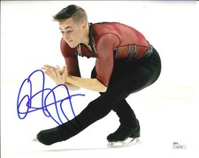 ADAM RIPPON SIGNED 8X10 PHOTO I JSA 2018 OLYMPICS FIGURE SKATING PYEONGCHANG USA