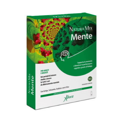 Aboca Natur Mix Erweiterte Mind Flüssigkeit Unterstützung Speicher Memory 10x15g