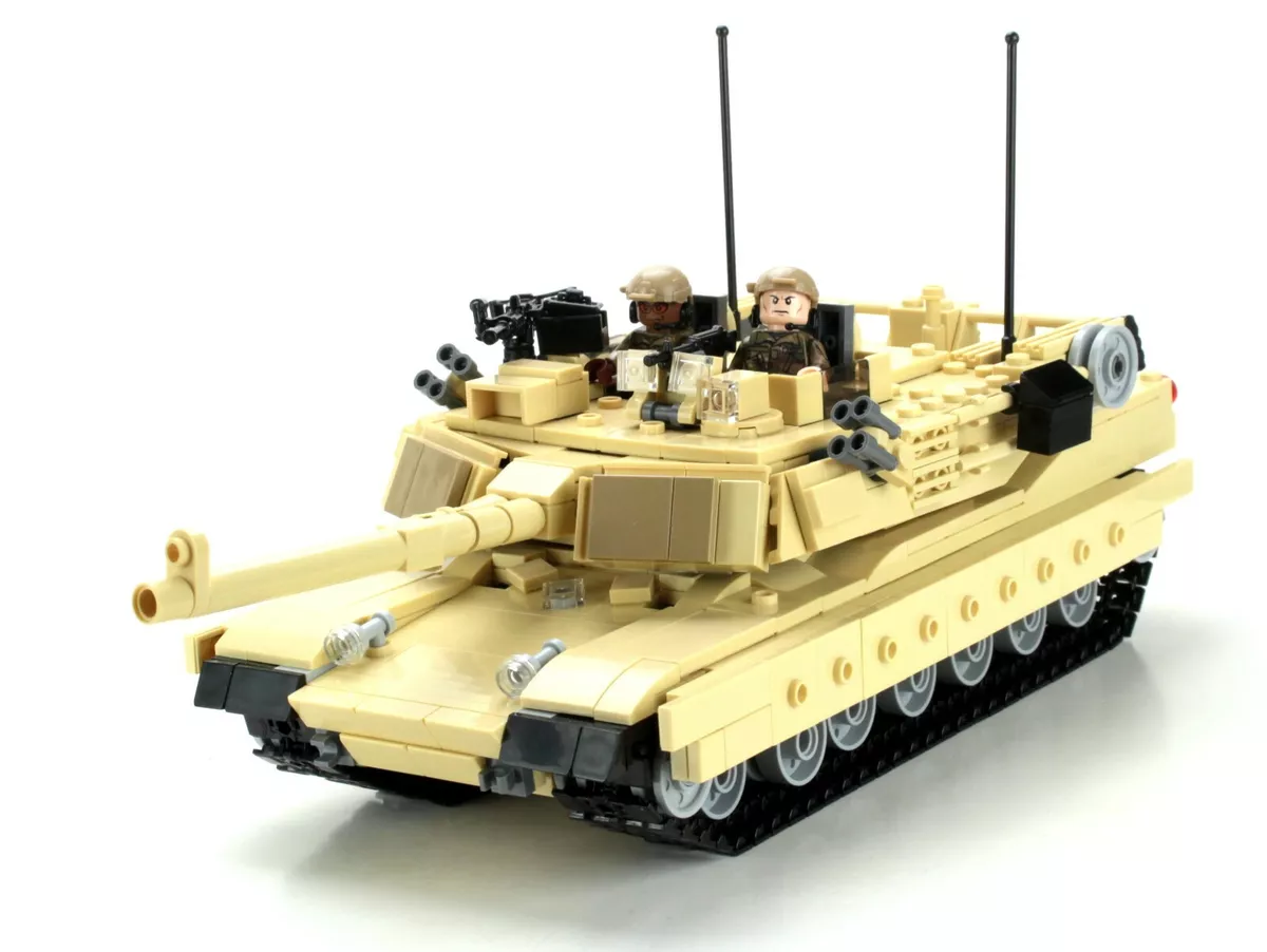 Ultra M1a2 Abrams Main Battle Tank custom set made with REAL LEGO