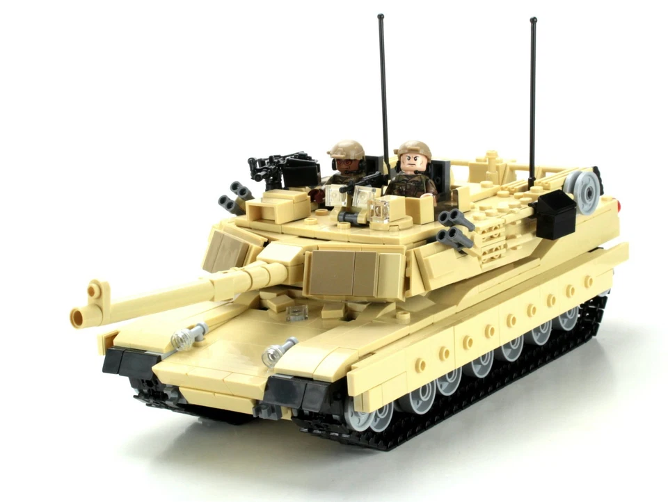 Ultra M1a2 Abrams Main Battle Tank custom set made with REAL LEGO® bricks - Image 2 of 4