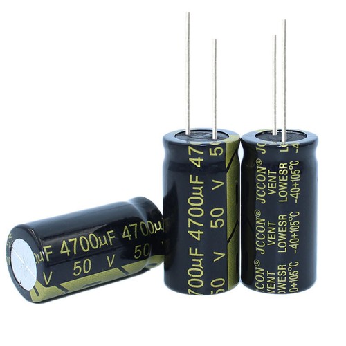 1/5/10pcs 50v4700uf Aluminum electrolytic capacitor Audio Power Adapter 18x35mm - Picture 3 of 5