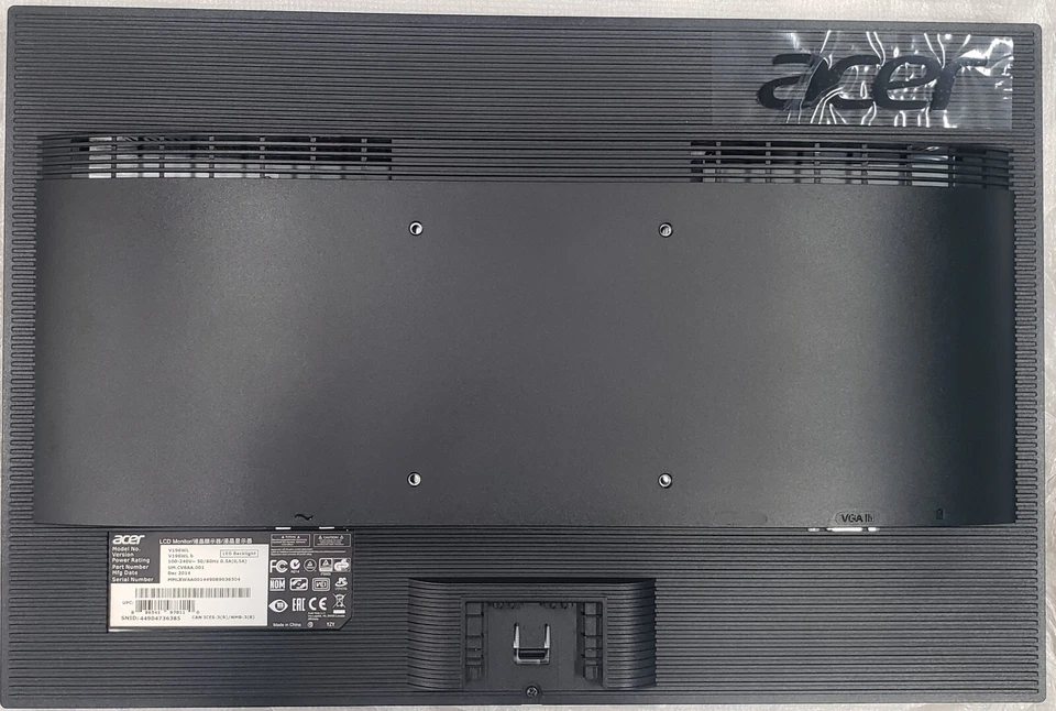 Acer V196WL LED LCD Monitor - Image 2 of 4