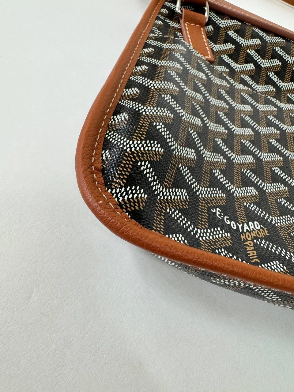 Goyard Coursier Borsa Messenger Marrone