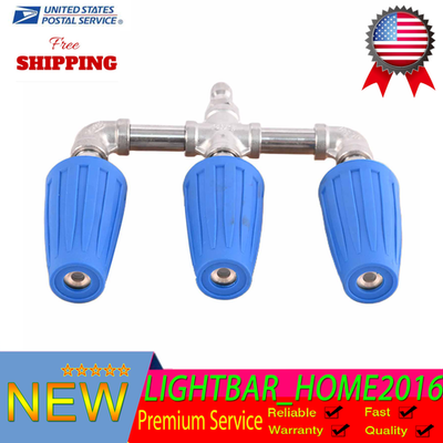 #ad Triple Turbo Pressure Washer Nozzle 4000 PSI 1 4quot; Quick Connect M22 Brass Head $28.99