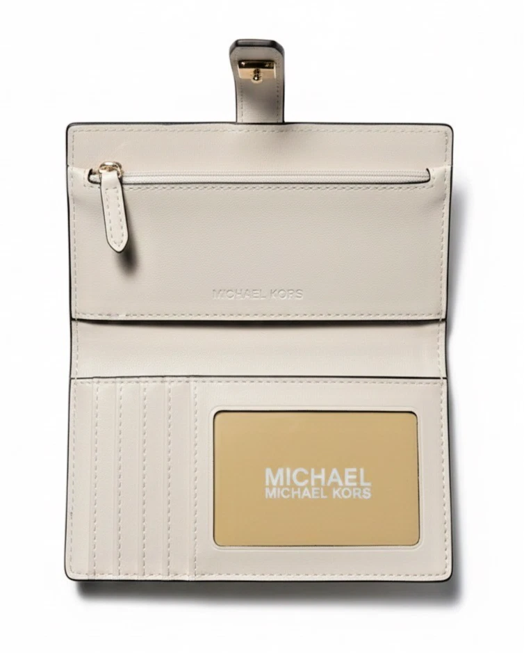 Michael Kors Greenwich Geldbörse Creme Pale Damen Portemonnaie Neu - Bild 3 von 4