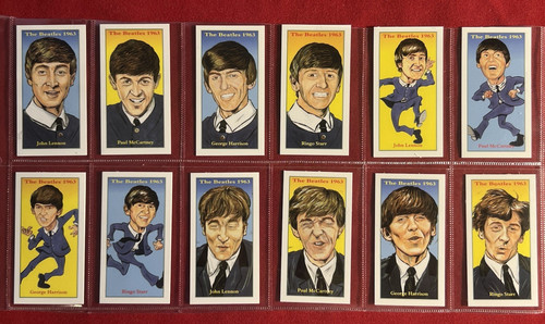 THE BEATLES 1963-LYCHGATE PRESS (PHILLIP NEILL) RARE FULL 12 CARD SET-MINT+ 2005