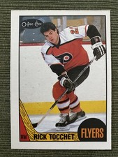 1987 Rick Tocchet O-Pee-Chee Philadelphia Flyers Hockey Card # 2