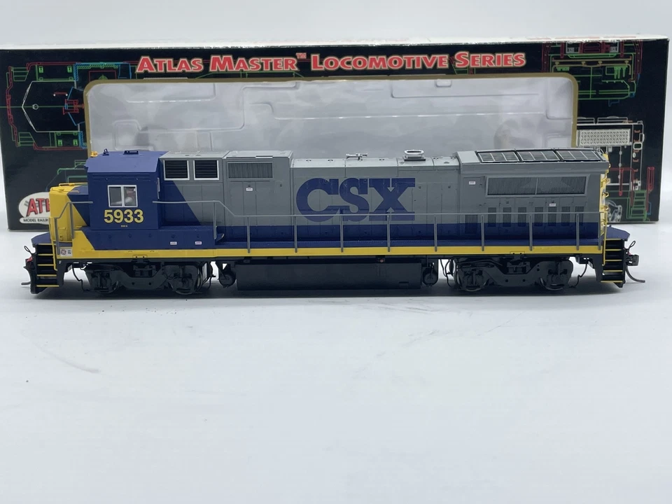 HO Scale Atlas Master 9007 CSX Transportation GE Dash 8-40B Diesel #5933 w/ DCC - Image 3 of 4