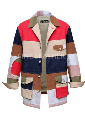 Men's Hunter S. Thompson Inspired Multi Color Cotton Blazer Jacket  - ALL SIZES - product listing photo