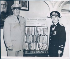 1956 Photo Military Allan Roy Kingston Somerville Augustine Migell Bookshelf