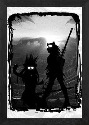 Monsters Control 4 gerahmte Wandbilder Poster Leinwanddruck Bild
