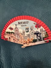 Madrid Colorful Folding Hand Fan Souvenir