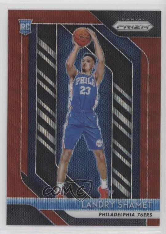 2018-19 Panini Prizm Ruby Wave Prizm Landry Shamet #199 u6m