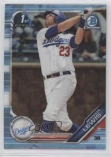 2019 Bowman Draft Chrome Sky Blue Refractor Brandon Lewis #BDC-40 xb2