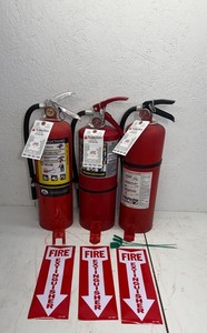 Fire Extinguisher - 10Lb ABC Fire Extinguisher - Lot of 3