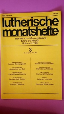 154049 LUTHERISCHE MONATSHEFTE