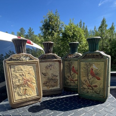 Beam's Choice Bourbon Whiskey Decanter Bottle Lot, Distillery Theme