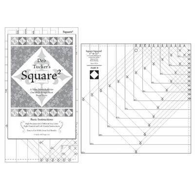 Studio 180 Design Quilting Tool Bundle Deb Tuckers Square Squared Ruler Large