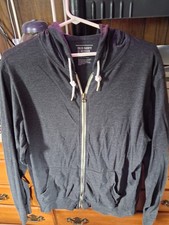 Old NAVY DARK GRAY Medium Size Zip Up Hoodie
