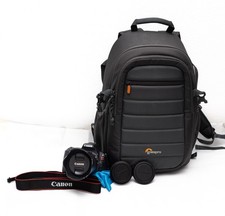 Canon EOS Rebel SL2 24.2MP DSLR 18-55mm Lens, Lowepro Bag, Battery Bundle