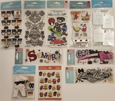 JOLEE'S BOUTIQUE Lot Of 10 Dimensional Scrapbooking Stickers ASSORTED MIX