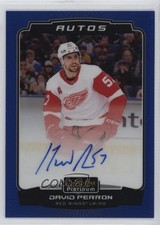 2022-23 O-Pee-Chee Platinum Blue Rainbow Auto David Perron #BA-DP Auto 1pf0