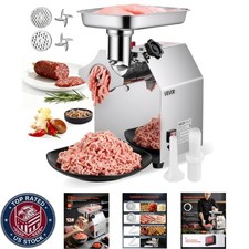 Commercial Electric Meat Grinder, 7 Lbs/Min Capacity, #12 Industrial Meat Mincer