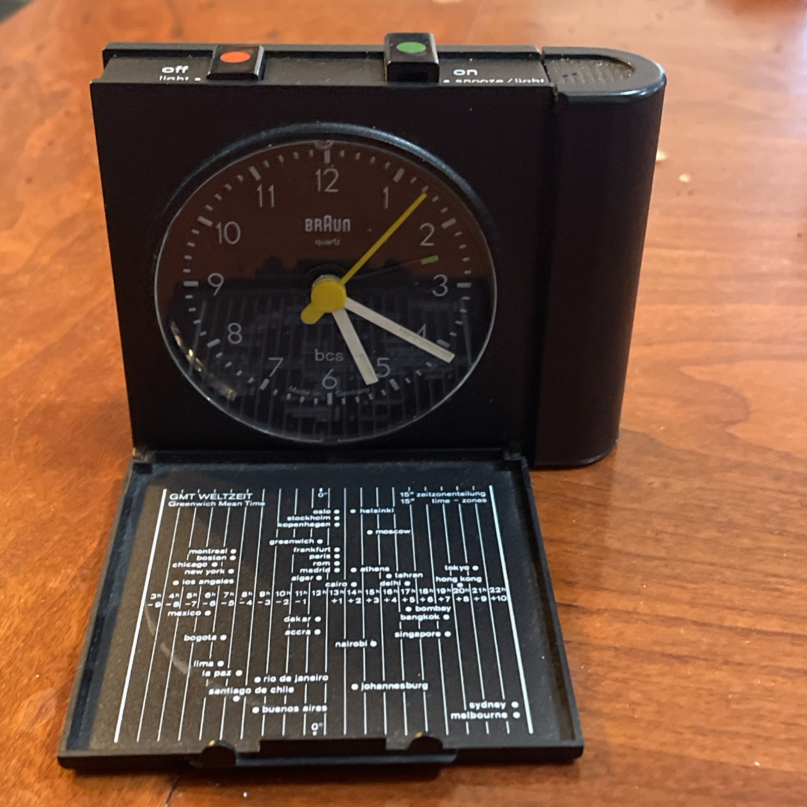 Braun AB 313 SL Travel Alarm Clock (Type 4784) – 1980s German Design Dieter Rams