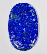 63 Ct 5X27X43 mm Natural Blue Lapis Lazuli Cabochon Untreated Gemstone KM-45