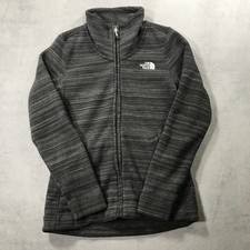 The North Face Fleece Jacket Womens Small Gray Full Zip Soft Cozy Sweater