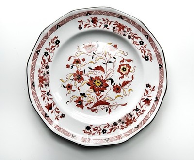 Dinner Plate Wedgewood Kashmar Bone China England, 10.25 Inch, Floral Dinnerware