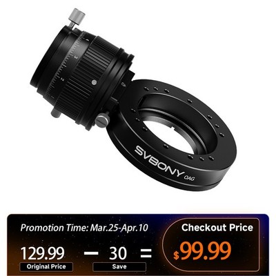 SVBONY SV238 Astronomy Off-Axis Guider OAG Large 8×14mm for Astrophotography