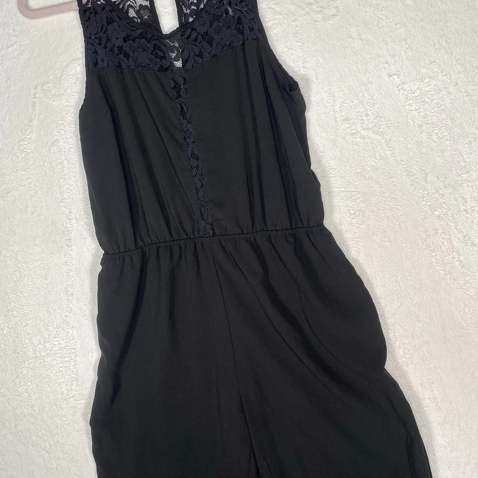AMBIANCE APPAREL Mono Negro Mameluco Para Mujer Talla Grande Verano Gótico Caprichoso Foto 2 de 4