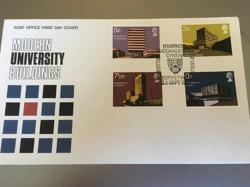 GB STAMPS RARE FIRST DAY COVER 1971 UNIVERSITY ABERYSTWYTH