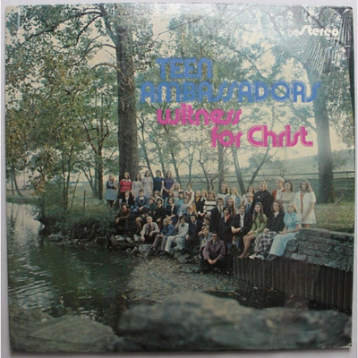 TEEN AMBASSADORS WITNESS FOR CHRIST LP 12'' VINYL RECORD XIAN PRIVATE PRESS