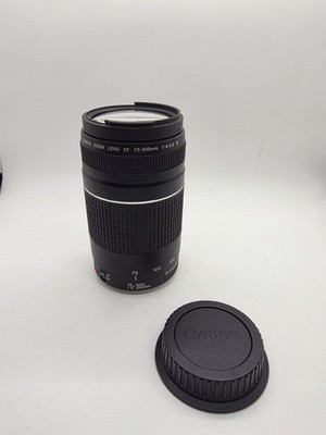 CANON GS1-128 EF 75-300mm f/4-5.6 III Zoom Lens TESTED, READ DESCRIPTION