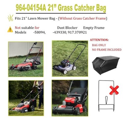 Quick Release Grass Clipping Bag High Density Fabric For Commercial Grade Lawn