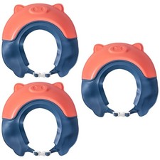 Set of 3 Hair Wash Hat For Toddlers Baby Bath Shampoo Cap Head Protection Showers
