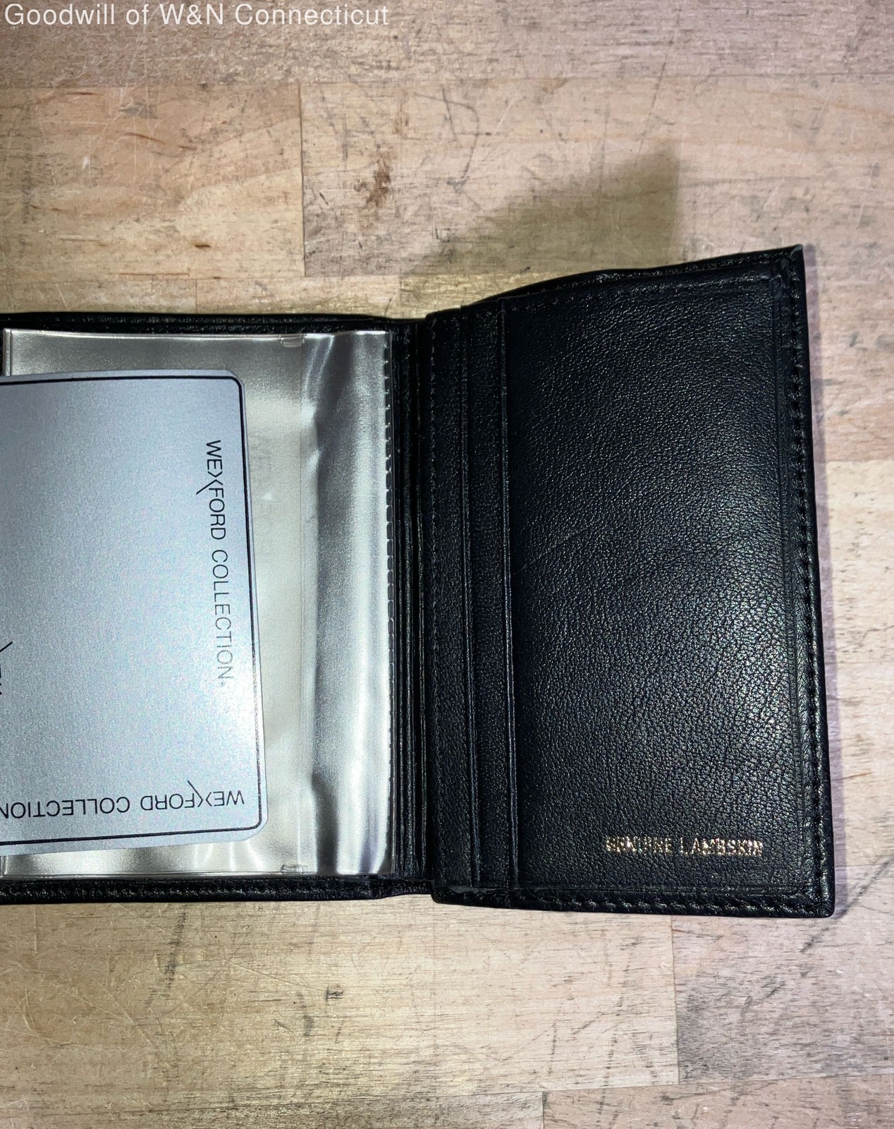 Genuine Leather Wallet Men Black basic - image 6