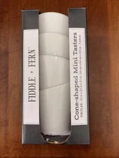 Fiddle & Fern Cone-shaped Porcelain Mini Tasters Dishes Set Of 4  2.5” X 2.5”