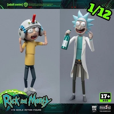 Fondjoy Rick and Morty 1/12 Cartoon Action Figure Model Toys In stock