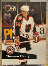 1991-92 Pro Set Theoren Fleury #274 Calgary Flames