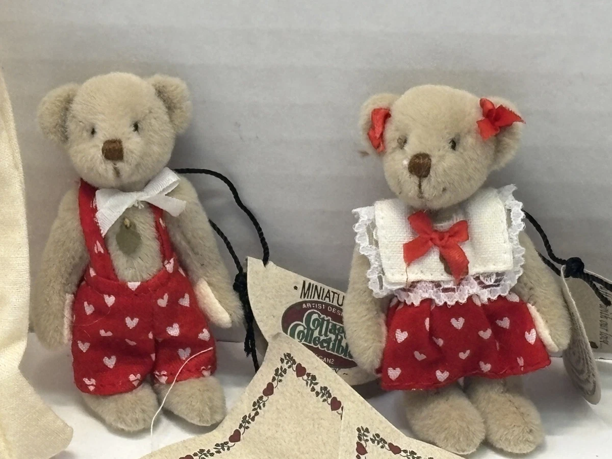 Cottage Collectibles テディベア　男女ペア Cottage Collectibles テディベア 男女ペア Cottage Collectibles