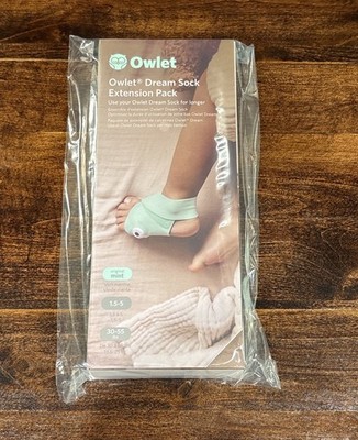 Owlet Dream Sock Extension Pack - Mint Green - For Ages 1.5 - 5