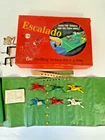 Vintage Chad Valley Escalado Horse Racing Game Boxed Retro Tabletop Toy H9 Y85