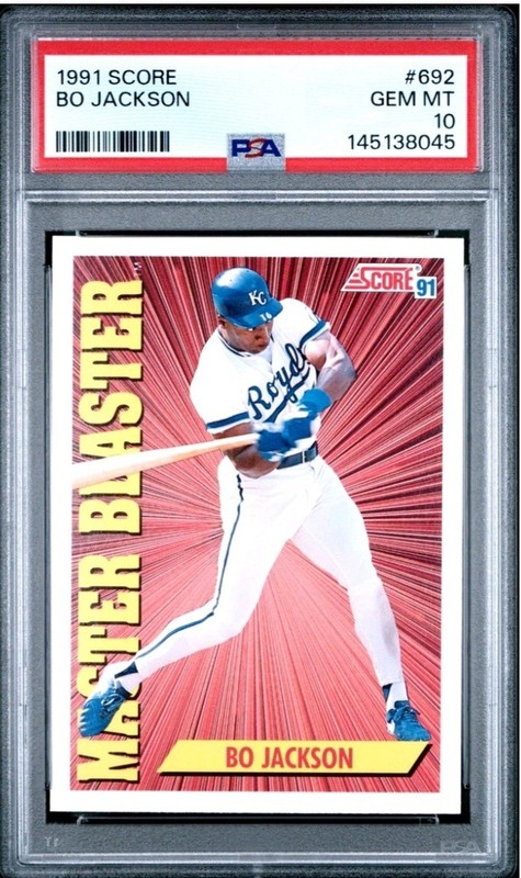 1991 SCORE #692 BO JACKSON PSA 10